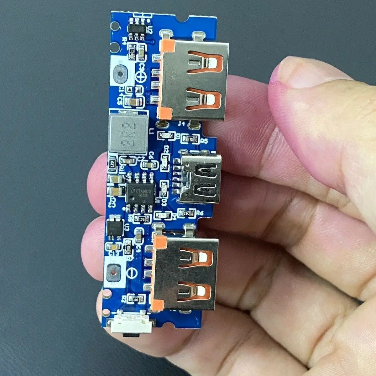 5V 2A Micro USB-C-Típusú Akkumulátor Gyors Akkumulátor Töltő Töltő Modul Li-ion 18650 Lítium Akkumulátor DIY Power Bank Töltő Kép 4
