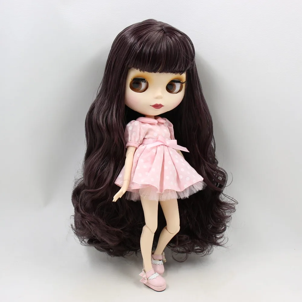 JEGES DBS Blyth baba licca rózsaszín ruha, aranyos lila ruha zöld ruhát anime lányok ajándék szoknya Kép 4