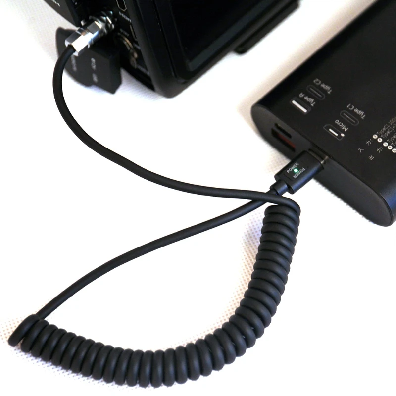 Vak Erő Cső hálózati Kábel BMPCC Hatalom A Fényképezőgép USB-C PD 16V Pocket Cinema Camera 4K C-Típusú Kábel Kép 4
