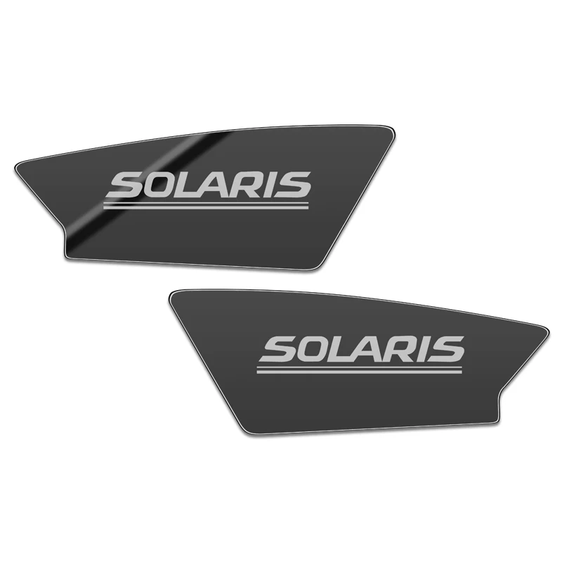 4db Autó-stílus hyundai Solaris 2010-2016 Kilincs Tál Szénszálas Trim Matricák Terjed Tartozékok Kép 4