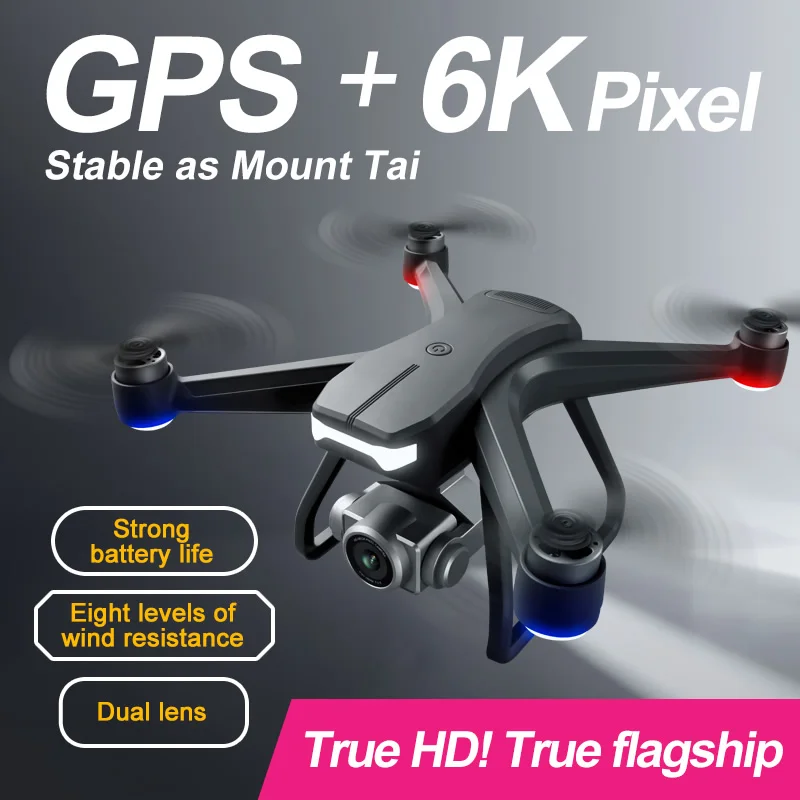 F11 Szakmai Brushless Motor Drón légifényképezés 6 Csatornák GPS Quadcopter A Kamera 4K/6K HD Elektromos Beállítása Lencse Kép 4