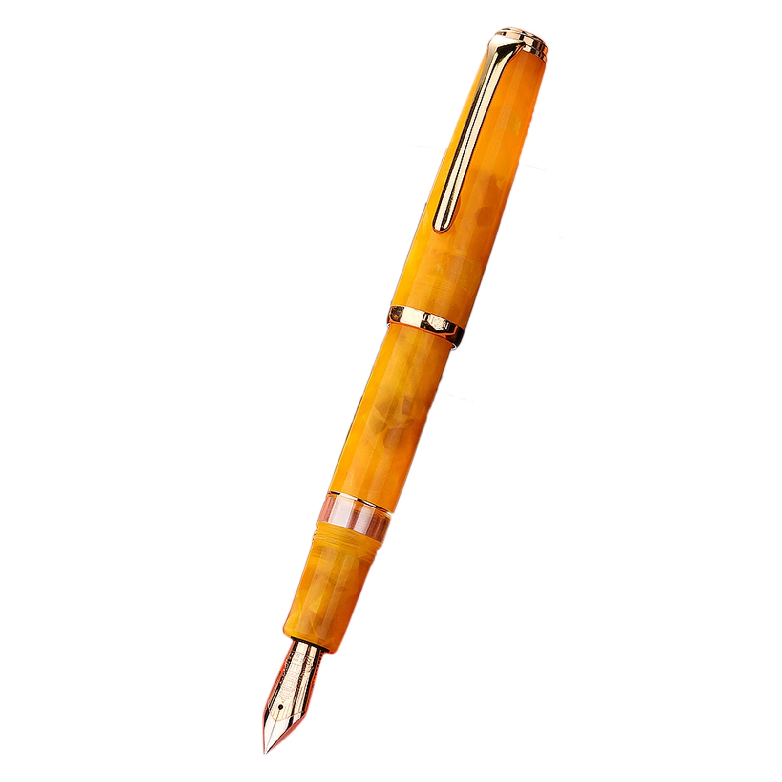 Hongdian N1S töltőtollat, dugattyús akril gyanta toll kalligráfia kitűnő tanuló üzleti, irodai ajándék retró tollak 0.5 mm-es EF nib Kép 4