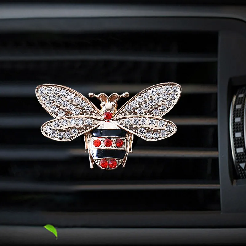 A méhek Stílus autó illatosító parfüm üveg diffúzor az autóban automata légkondícionáló outlet szellőző levegő Parfüm klip Kép 4