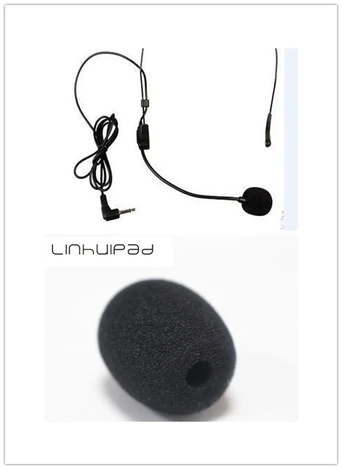 Linhuipad 4 MM Hab Mikrofon mikrofon Szélvédő szivacs fedelét, 4mm, belső átmérő & 25 mm belső hosszúság 10db /sok postán Kép 4