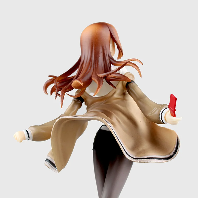 Anime Steins Gate Makise Kurisu Laboratóriumi Tag 1/8 Méretarányú Prepainted PVC Figura Gyűjtemény Modell, Gyerek Játékok, Baba 25 cm Kép 4