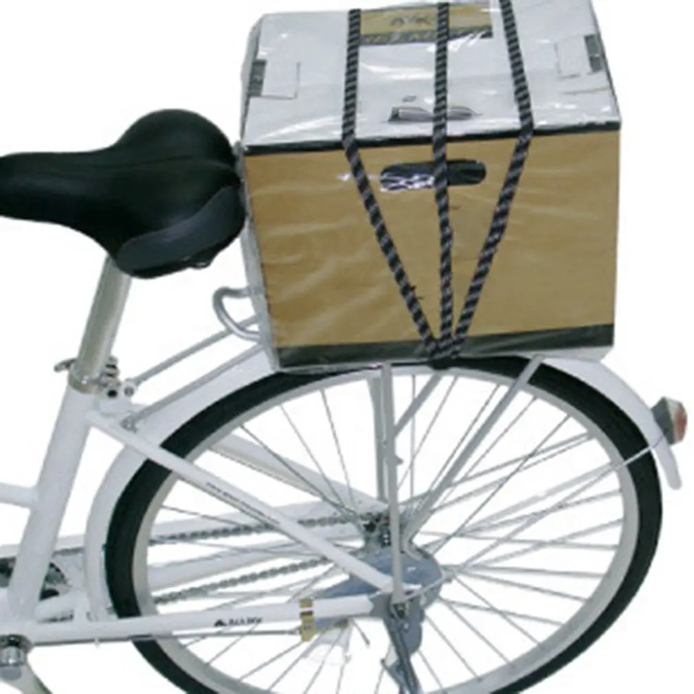 Kerékpár csomagtartó Behúzható Gumiszalag Kerékpár Rakomány Állványok Kötve Gumi Kötél, Hevederek/Bőrönd Zenekar Műanyag horgok Kép 4