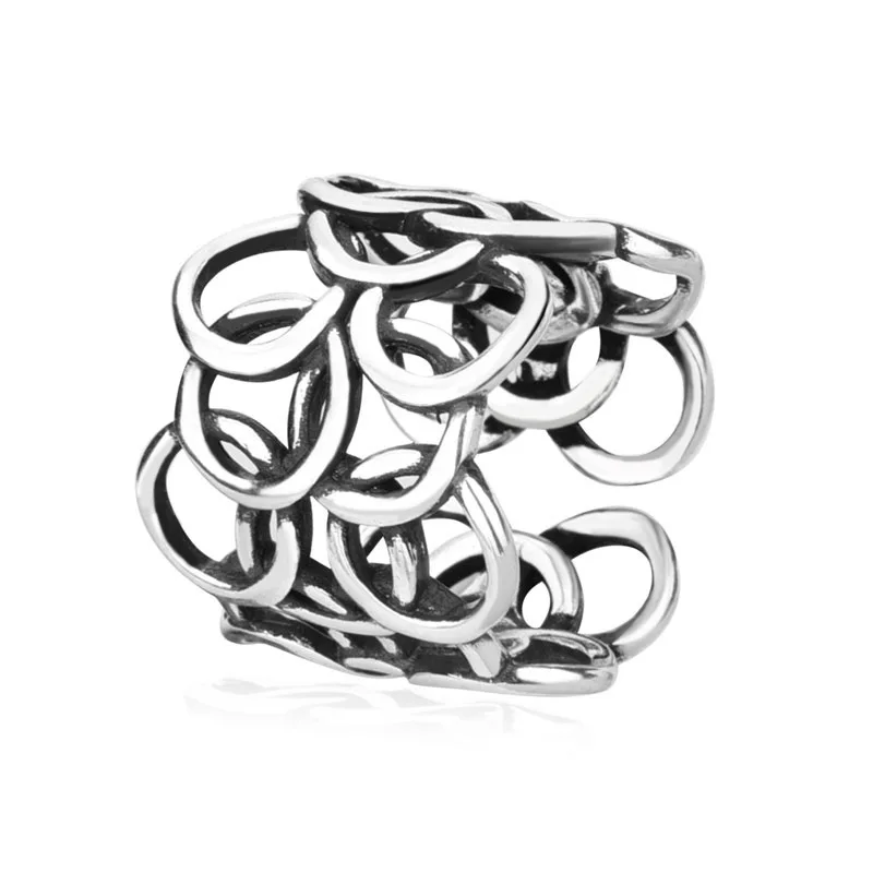 Bohém Kreatív Nagy Kört Gyűrűk Nők Szüreti Csülök Ujj Gyűrű Trend Geometriai Ékszerek Kép 4