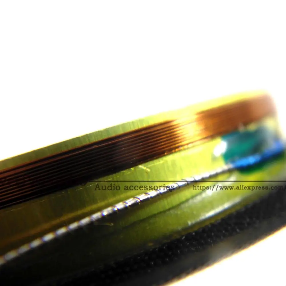 10DB 25.4 25.4 mm Mag Magas lengőtekercs Behozott Titán Film + Selyem Membrán Speciális Tartozékok 8OHM(vezetéket azonos módon) 4DB Kép 4