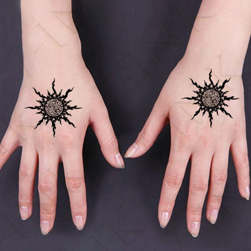 Vízálló Ideiglenes Tetoválás Matricák Női Bálna Űrhajós Bolygó Megjegyzés Body Art Tetoválás Hamis Tatto Flash Tetoválás Férfi Kép 5
