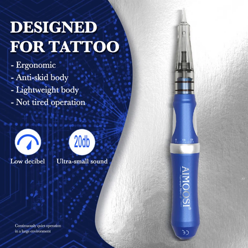 Aimoosi Szakmai Intelligens Tetoválás Készülék A9-es Gép, Tartós Smink, szemöldök Ajak tattooo gép tetováló tű Kép 5