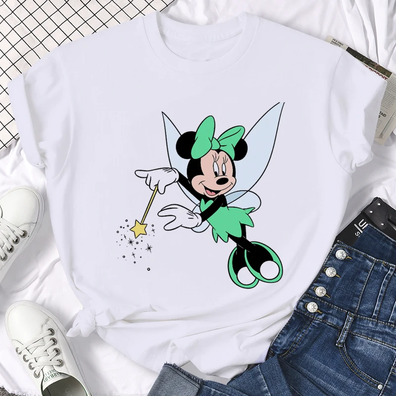 Aranyos Disney Mickey Minnie Pár Póló Férfi Női Unisex Vicces, Aranyos Tshirt Nyári Alkalmi póló Grafikus Felső Póló Férfi Női Kép 5