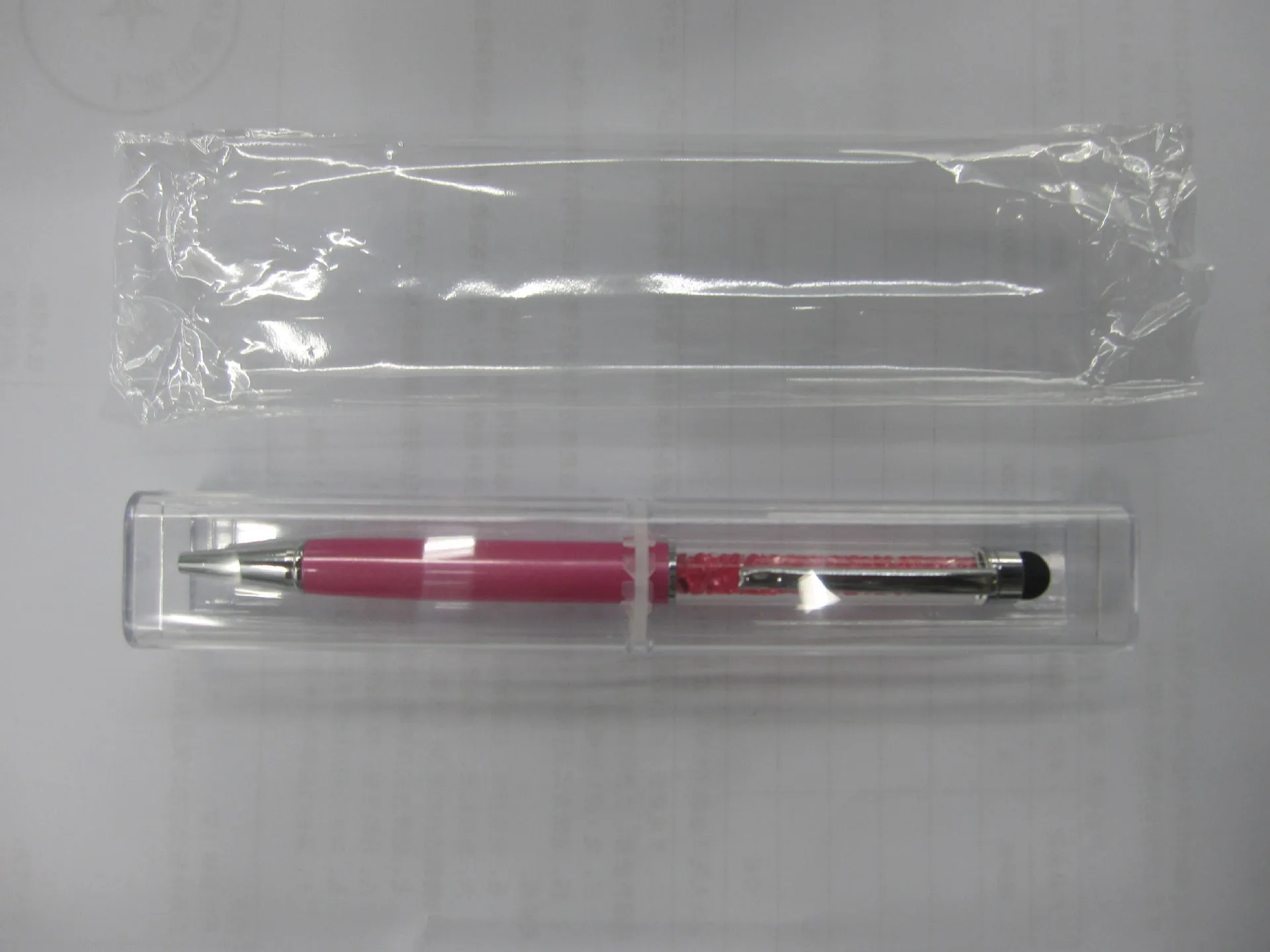 20db/sok Luxus tolltartót a kristály golyóstoll, díszdobozban a promóciós kristály toll ajándék esetben stylus doboz Kép 5