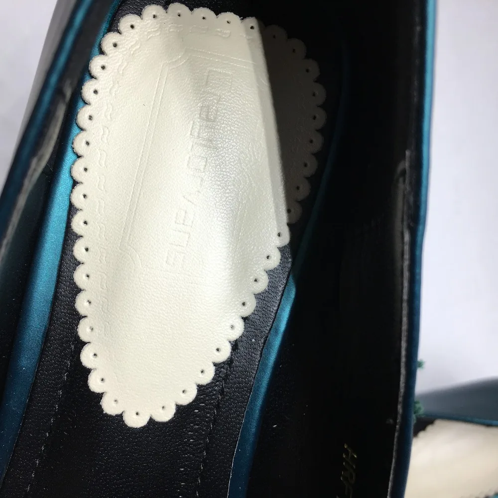 2017-re ÚJ ÉRKEZNEK Női Cipő, Magas Sarkú Szivattyúk Hiszem Sarkú Esküvői Cipő PU Bőr Divat Cipő a Nő Kék Magassarkú Női Cipő Kép 5