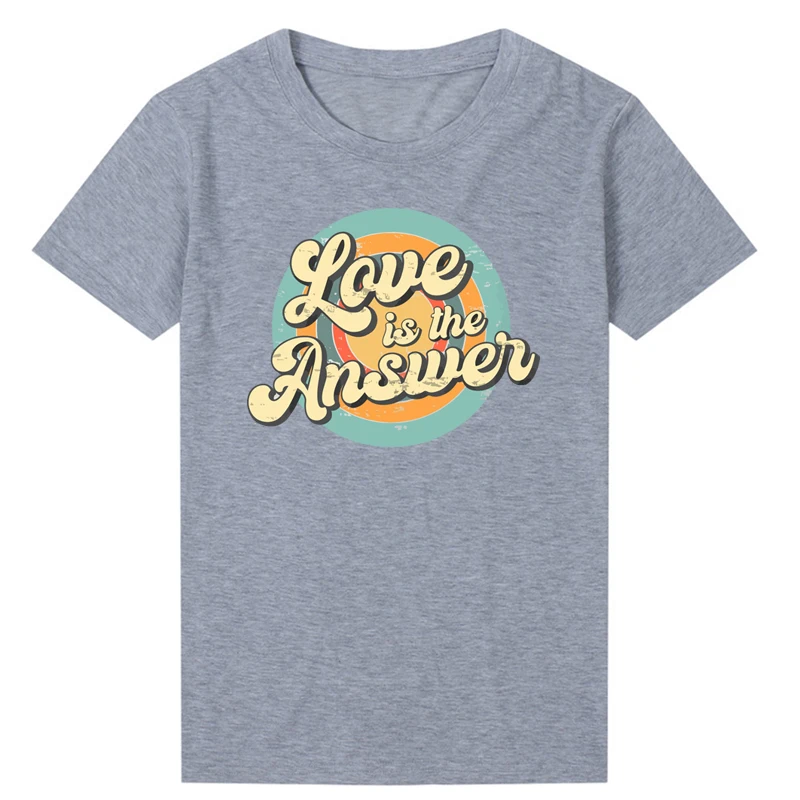 A szerelem A Válasz, Retro Keresztény póló Nők Harajuku Ruhát Jézus Hit Vintage T-shirt Laides Streetwear Tshirt Hajó Kép 5