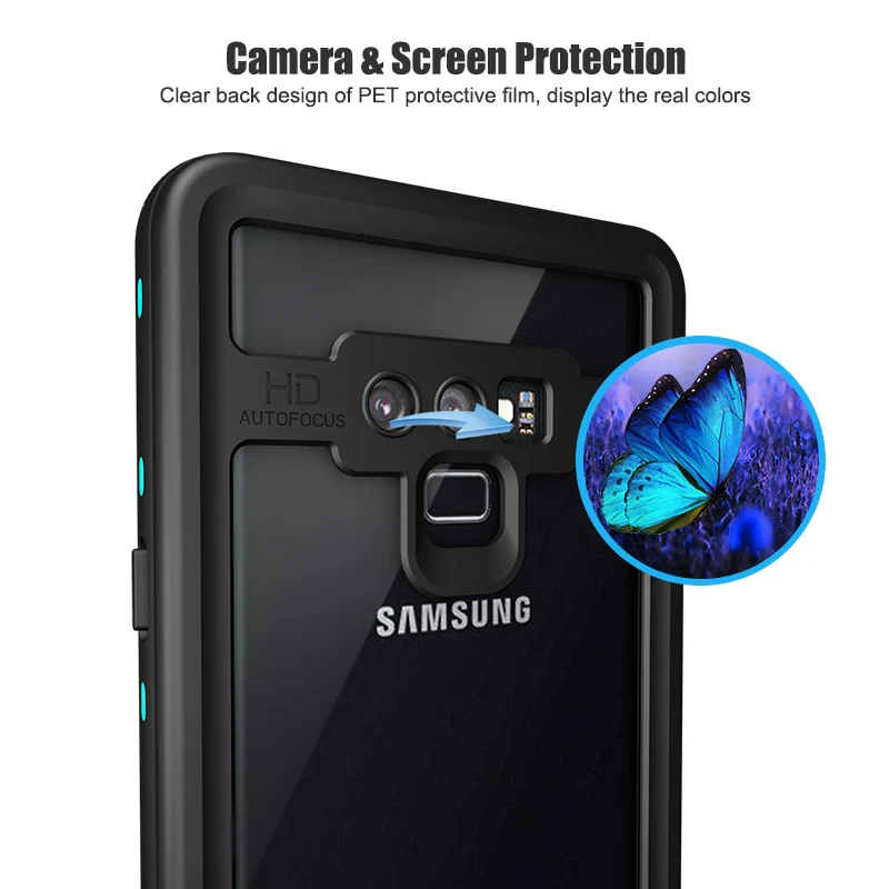 Vízálló Telefon tok Samsung Galaxy S20 Ultra S10 Plusz S10E S7 S9 Megjegyzés 20 10 Plusz 9 8 a51-es A11 Igazi Vízálló Esetekben Borító Kép 5