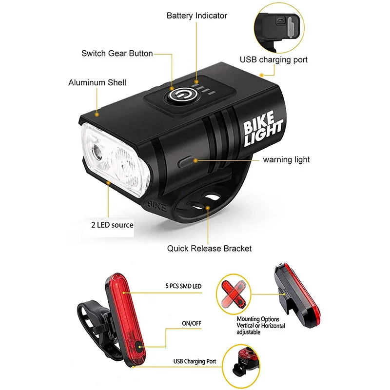 T6 LED Kerékpár Lámpa 10W 800LM USB Újratölthető Teljesítmény Kijelző MTB Hegyi Országúti Kerékpár Első Lámpa Zseblámpa, Kerékpáros Felszerelés Kép 5