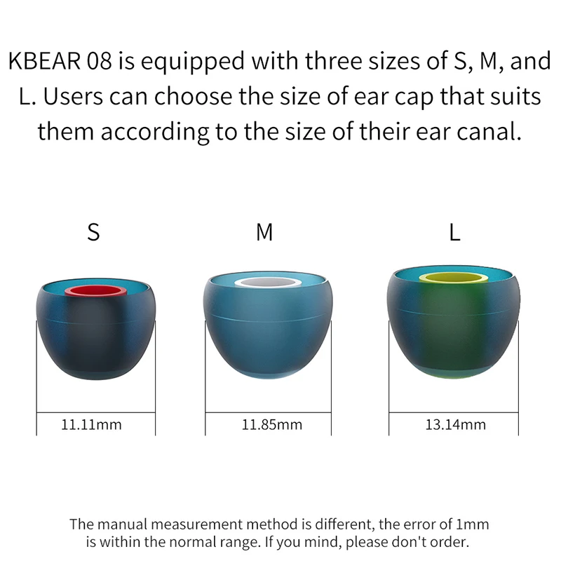 KBEAR 08 Hangszigetelt Szilikon fülvédő 3 Pár L M a S Univerzális Cserélhető Füldugók A Fülhallgató Fejhallgató Ingyenes Szállítás Kép 5