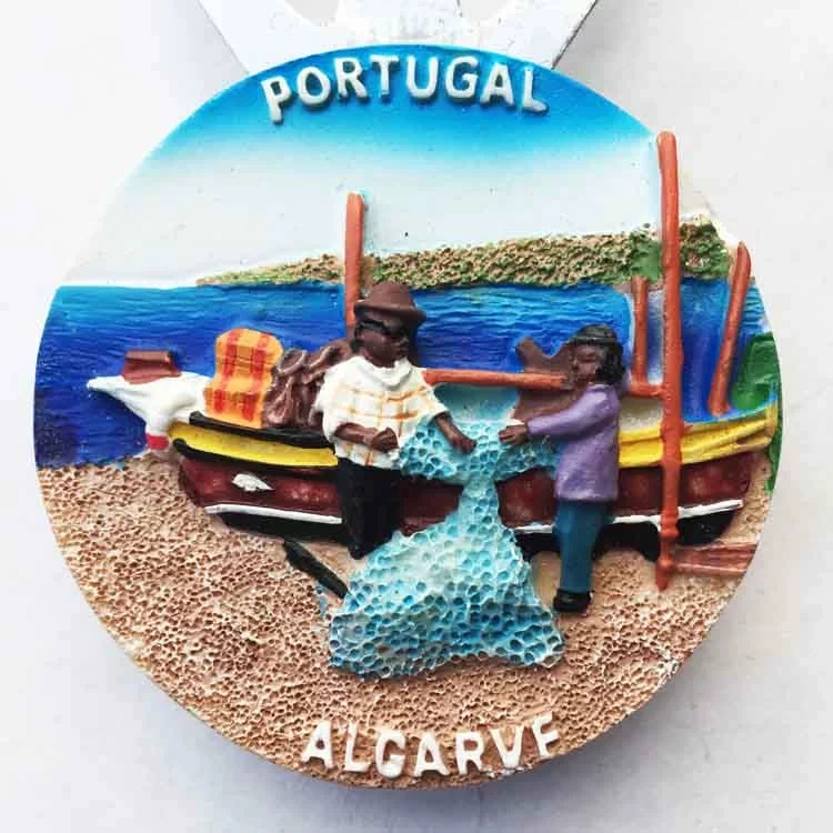 Portugália Mérföldkő Épület Turisztikai Szuvenír Hűtő Mágnes Dekoráció Cikkek Kézműves Mágneses Hűtőszekrény Gyűjtemény Ajándékok Kép 5