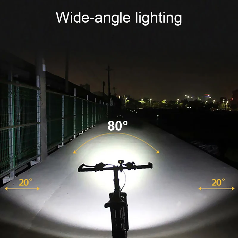 WasaFire Mini Zseblámpa Sisak Fény T6 LED Kerékpár Lámpa 8 Módok Újratölthető Kerékpár MTB Kormány Első Hátsó Lámpák Kép 5