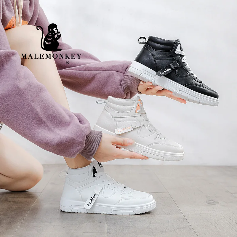Magas Felső Platform Cipők, Alkalmi Női Cipő 2021 Divat Őszi Szabadtéri csúszásmentes, Kényelmes Szabadidő Lábbeli Zapatos De Mujer Kép 5