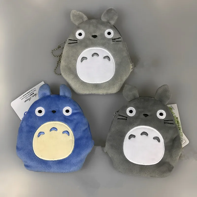 A Szomszédom Totoro Rajzfilm Aranyos Busz Gyermekek erszényem Táska Cipzáras Táska Plüss Baba Játék Lányok Ajándék Kép 5