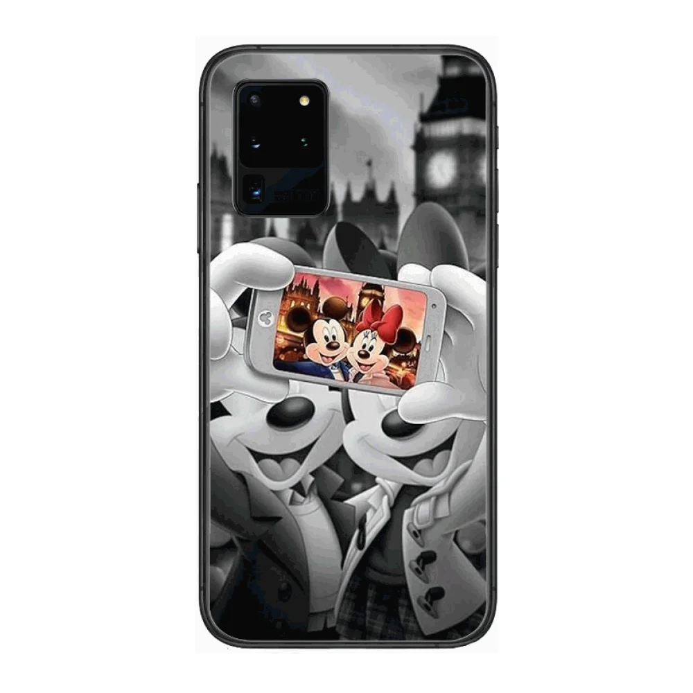 2021 Disney hátlapot Hull a SamSung Galaxy S 6 7 8 9 10 20 Plusz Edge E 5G Lite Ultra Fekete Puha Lökhárító Férfi Nő Kép 5