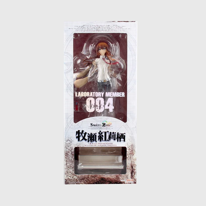 Anime Steins Gate Makise Kurisu Laboratóriumi Tag 1/8 Méretarányú Prepainted PVC Figura Gyűjtemény Modell, Gyerek Játékok, Baba 25 cm Kép 5