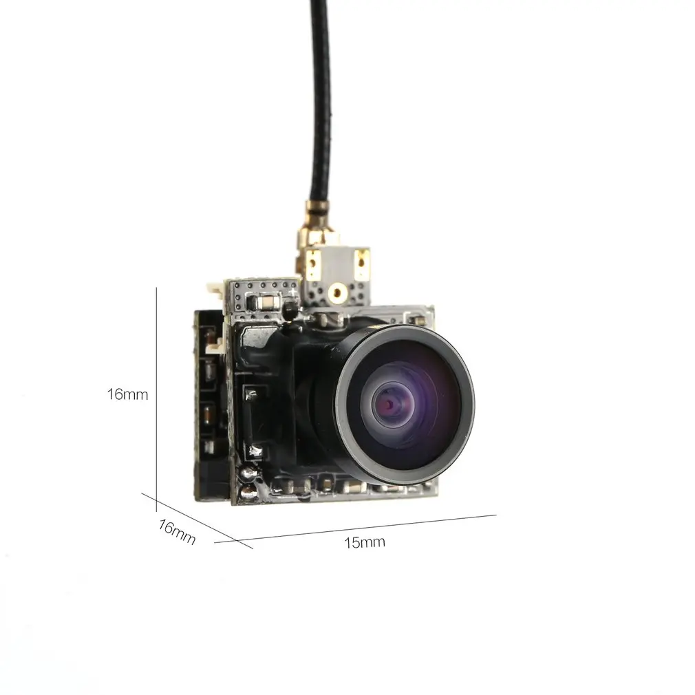LST - S2 5.8 G 800TVL HD Micro CMOS FPV Kamera 150 Fokos látószöggel 3.6 g Ultrakönnyű, NTSC / PAL Kapcsolható Kép 5