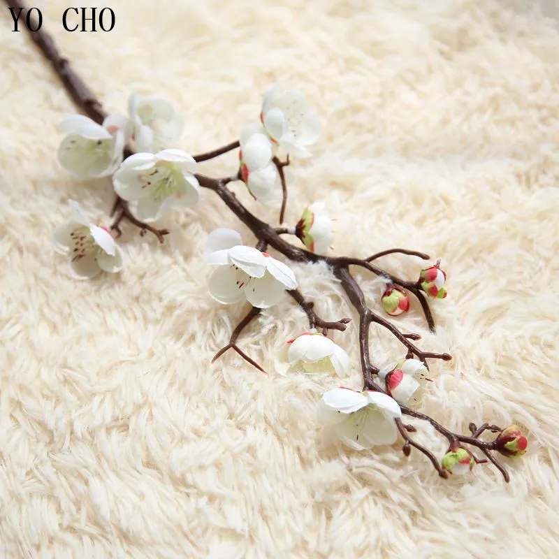YO CHO DIY lakberendezési Kiegészítők Sakura Fák Beltéri Esküvői Dekoráció, Műanyag Mesterséges cseresznyevirág Fa Orchidea Kép 5