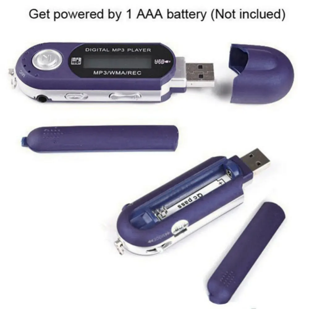 1.3 Digitális LCD Mini MP3-Lejátszó USB-MP3 Lejátszó Modul Flash Dekóder FM Rádió Audio USB Stick Lejátszó Kép 5
