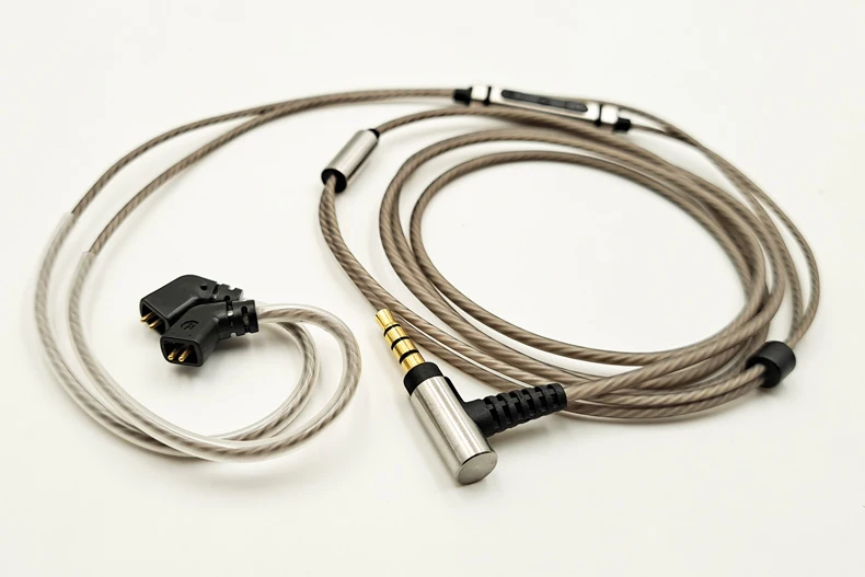 Ezüst Bevonatú Audio Kábel A mikrofon TRN V90S/VX/BA5/BA8/STM/ST1/mt1/BA15/ST2 CCA CS16/CKX/CA16/C10PRO/CA4/C12 fülhallgató Kép 5