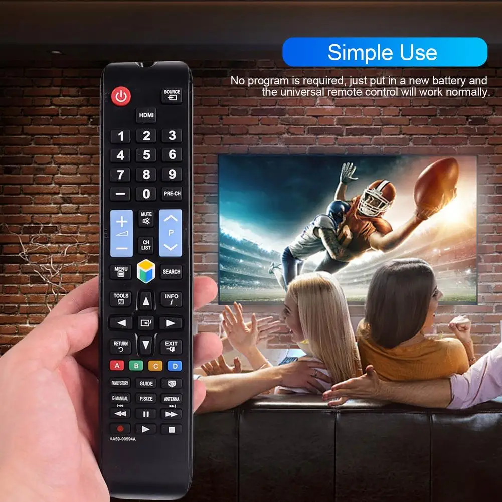 Az univerzális TV Távirányító Samsung 3D AA59-00594A UN65F7100 PN60F5500 UE43 UN55F7100 KS9800 PNF64F5500 LCD LED Smart TV Kép 5