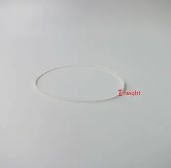 0,6 mm Magasság Vízálló én-gyűrű Műanyag Tömítés 26mm, hogy 35.5 mm Óra Kristály Üveg W0569 2
