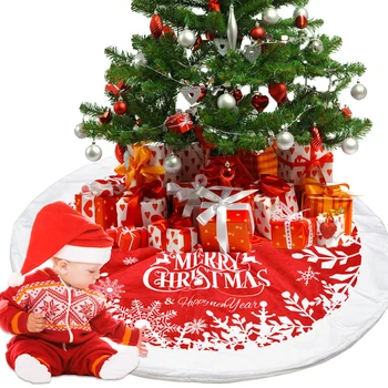 1 Db Karácsonyi Fa Padlót Borító Fák Szoknya Karácsonyi DIY Dekoráció, karácsonyfa Pulóver 2021 Új Év Kellékek Esküvői Dekoráció 1