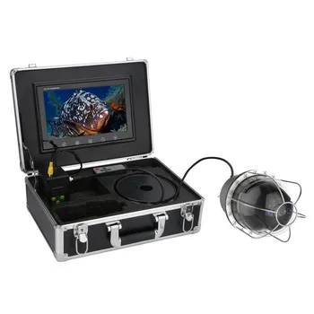 10 Hüvelykes 20m Víz alatti Halászat Videó Kamera halradar IP68 Vízálló 20 Led 360 fokban Forgó Kupola Forgó Panorámás vie 2