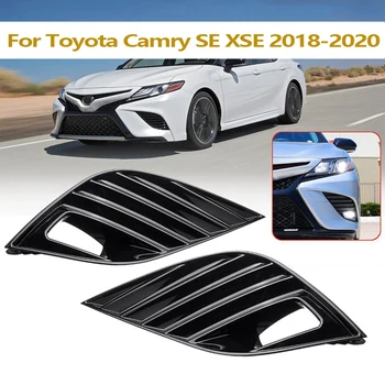 1Pair Első Lökhárító Ködlámpa Lámpa Fedél Bezels Autó Tartozékok Toyota Camry SE XSE Hybid 2018 2019 2020 1