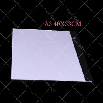 2021 ÚJ A3-as Rajz Tablet Téren Körben Gyémánt Festmény testület USB Copy Art Pad Írás Vonalvezetés Nyomon led pad eszköz 2