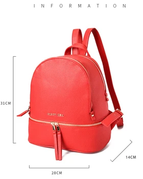 2021 Új Nők Hátizsák Luxus Pu Bőr Divat Táskák Lány Táska Nagy kapacitás magas minőségű táskák hátizsák 2