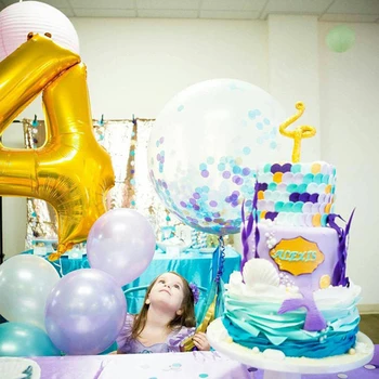 32inch Fólia Szám Lufi Születésnapi Évforduló Dekoráció Arany Ezüst Szivárvány Digitális Hőlégballon Boldog Globos Party Kellékek 2