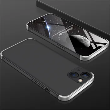 360 fokos Átfogó Védelmet Telefon Esetében 3 az 1-ben iPhone 13 12 11 Mini Pro XS Max X XR SE 2020 8 7 6 Plusz hátlap