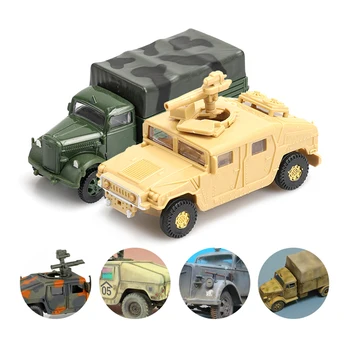 4DB/Set1/72 Közgyűlés amerikai Hadsereg Műanyag Össze Katonai Modell Épület Készletek, Játékok, Autó, Hummer Camion Gyanta Modell Ajándék Gyerekeknek 1