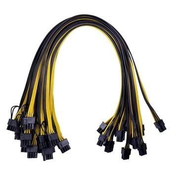 6db TISHRIC 50cm 6pin, hogy 8pin Tápkábel PCIE Kelő hálózati Kábel PCI PCIE Bányász Kelő Kábel Express Adapter hálózati Kábel 1
