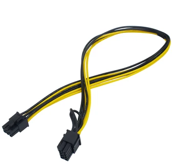 6db TISHRIC 50cm 6pin, hogy 8pin Tápkábel PCIE Kelő hálózati Kábel PCI PCIE Bányász Kelő Kábel Express Adapter hálózati Kábel 2