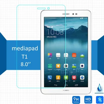 9H Edzett Üveg képernyővédő fólia Huawei MediaPad T1 8.0 S8-701U S8-701W T1-821W T1-823L 8