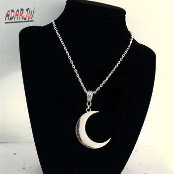 A félhold alakú nyaklánc misztikus gótikus ékszerek Hold boszorkány kelta Pogány Wicca luna Hold fázis boszorkányos Istennő, Divat, nő, ajándék 1
