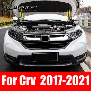 A Honda CRV CR-V 2017 2018 2019 Autó Elülső Motorháztető, motorháztető Lift Támogatás Rod Hidraulikus Rod Kar Stick Autó Stílus Tartozékok