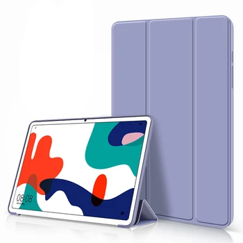 A Huawei MatePad 10.4 2020 Esetben, Tablet, Okos PU Bőr Flip Folio Stand Fedezni Matepad 10.4 BAH3-W09 BAH3-AL00+Fólia+Ceruza 2