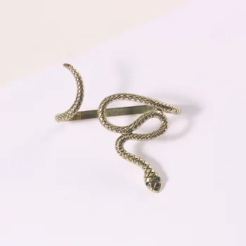 A zodiákus punk hip-hop kígyó alakú eltúlzott személyiség karkötő Ajándék collier femme karkötő браслет Forró nagykereskedelmi