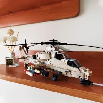 A10 Harcos F35 Harcos WZ10 Helikopter AC130 Légi Ágyúnaszád építőkövei Tégla Meghatározott Repülő Modell Játékok Gyerek Születésnapi Ajándék 2