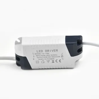 AC-DC Transformator LED Lámpa Vezető Netzteil 1-3W/4-7W/8-12W/12-18W 300mA A Mennyezet Lámpa, Világítás Alkatrészek, Tartozékok 1